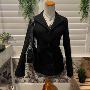 Vintage Old Navy Black Wool Coat – Great Condition